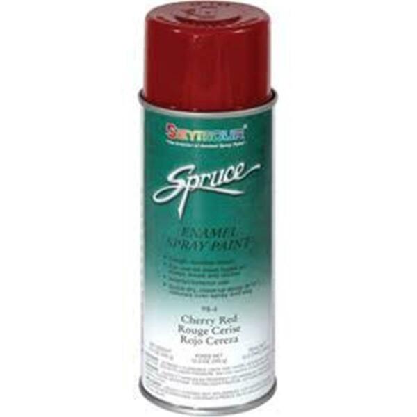 Seymour Of Sycamore 16 oz Spruce General Use Spray Paint - Cherry Red SEY-98-4